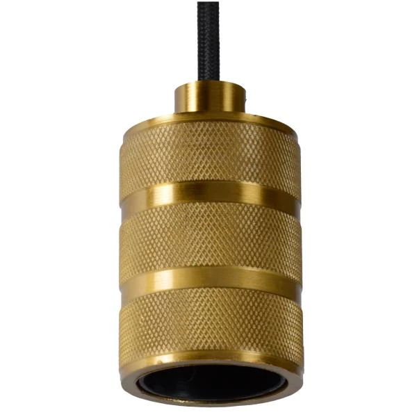 Lucide JOVA - Lámpara colgante - Ø 12 cm - 1xE27 - Oro mate / Latón - detalle 4